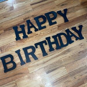 7" Black Wooden Letter by ArtMinds Black Wooden Letter Art Decor